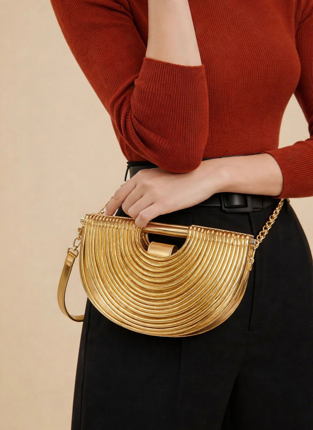 Gouden Clutch – Minimalistisch, Chic & Tijdloos